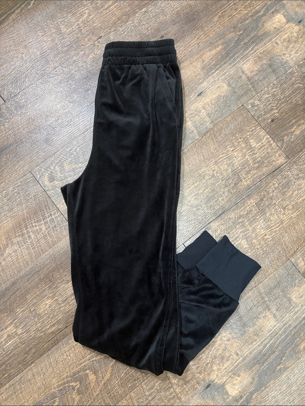 Nike Black Youth Velour Joggers
